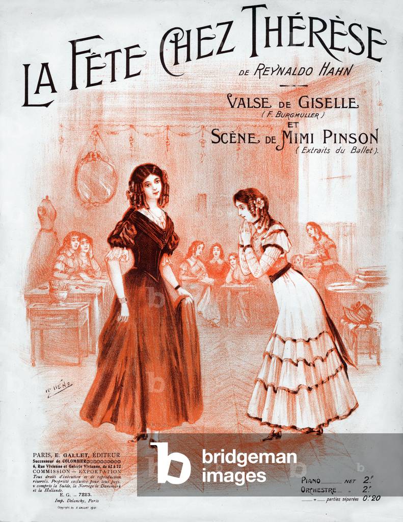 Mimi Pinson. (Illustration, ca. 1910)