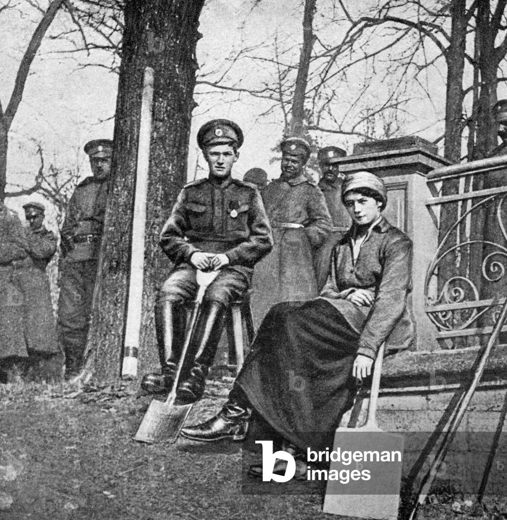 Alexis Nikolaievich and Duchess Tatiana Nikolaievna, 1922-1923 (print)