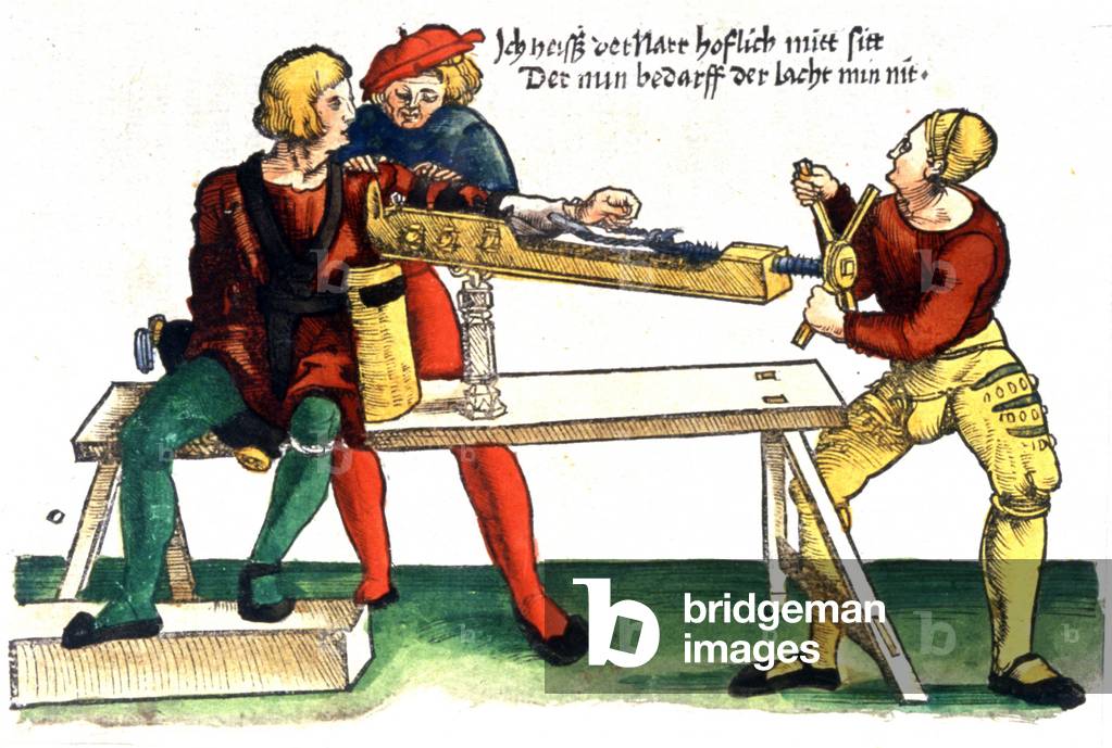 Arm surgical instrument, 1540 (engraving)
