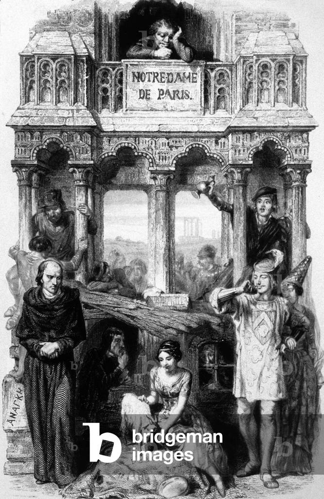 Characters of Notre-Dame de Paris, 1844 (engraving)