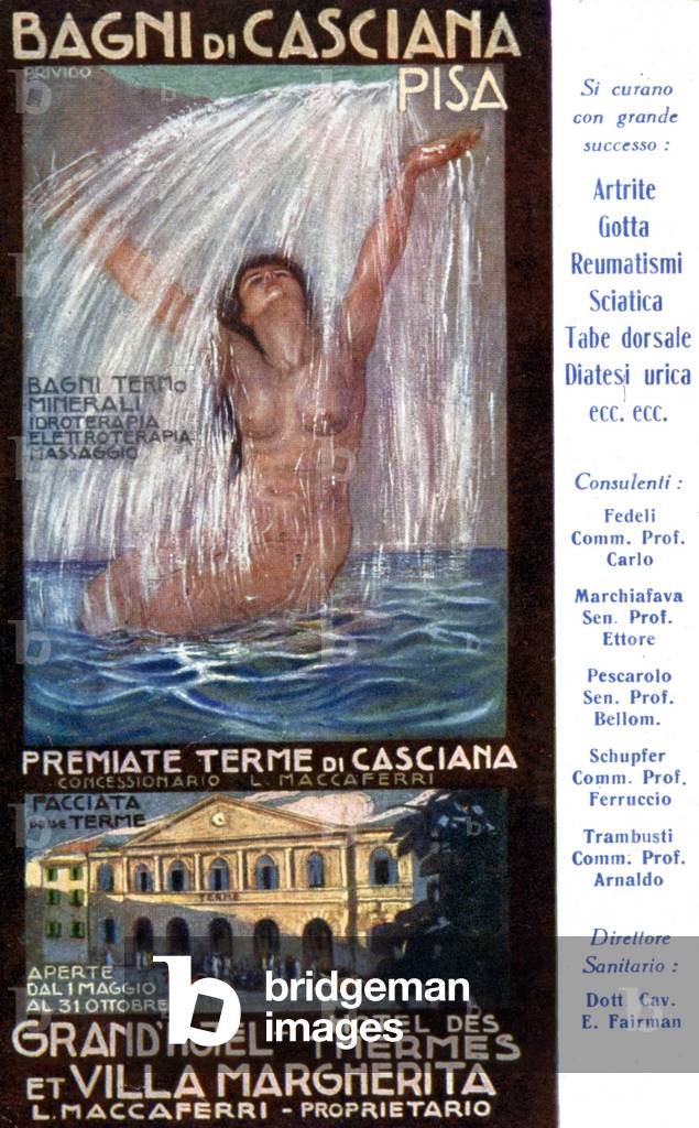 The thermal baths of Cascina