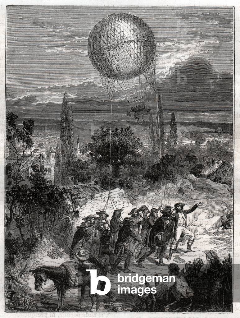 Compagnie  d'aerostiers. Company of Aeronauts.