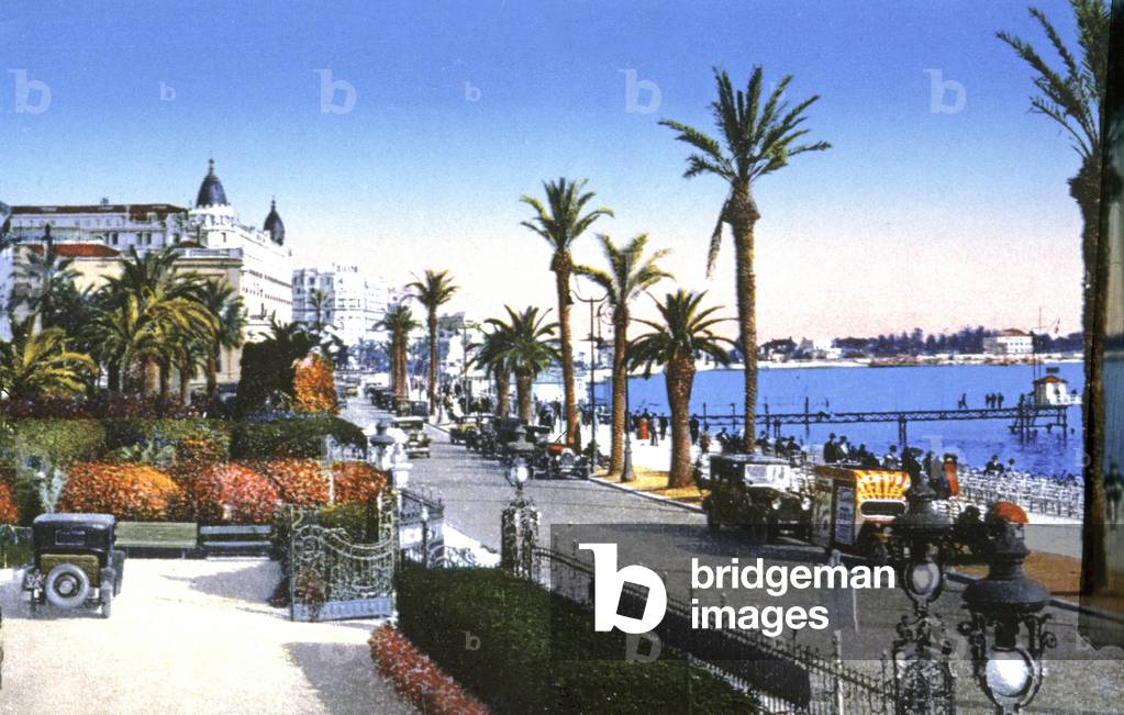 Cannes: the Croisette, c.1915 (postcard)