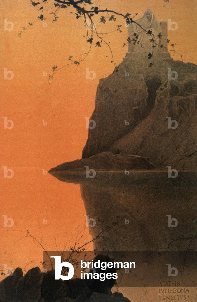 Spiritism: Stay in the light and the perfect quietness, 1907 (illustration)