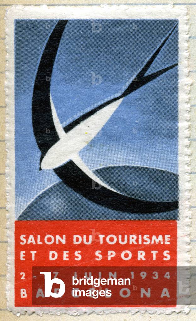 Tourism and Sports Fair in Barcelona, 1934 (print)
