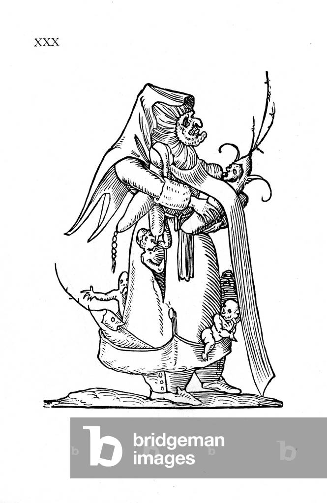 The Antiphysie, 19th century (engraving)