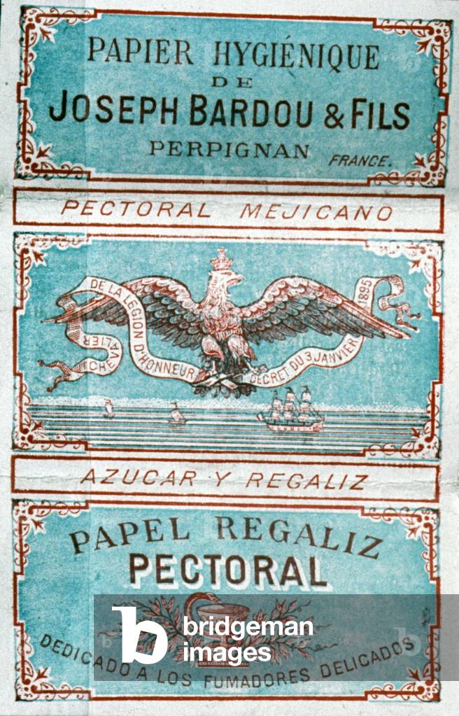 Toilet paper by Joseph Bardou, early 20th century (print)