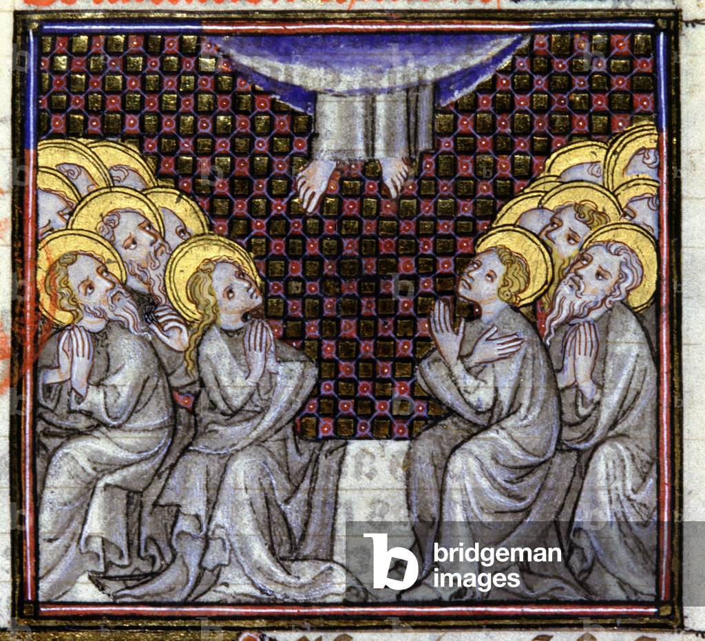 The Ascension, 14th century (miniature)