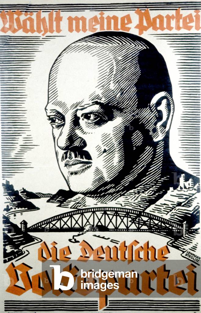 Gustav Stresemann, c1925-1929 (poster)