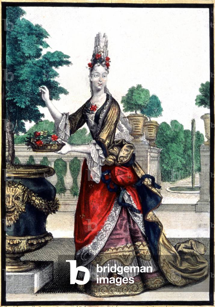 Winter (allegory), mid 17th century (engraving)