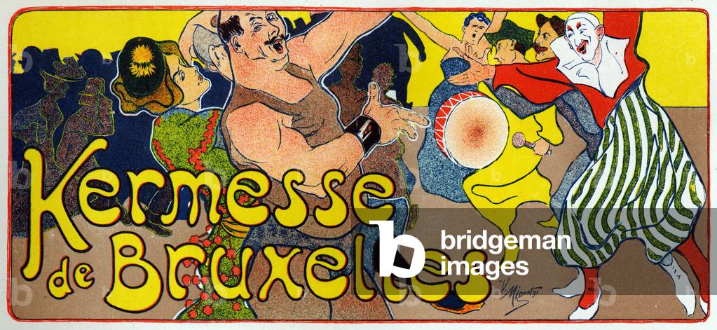 Brussels celebration,  end of the 19th century (poster)