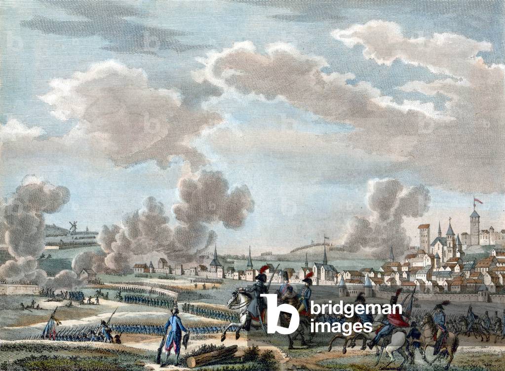 Battle of Jemappes, 1792. 1794-1804 (engraving)