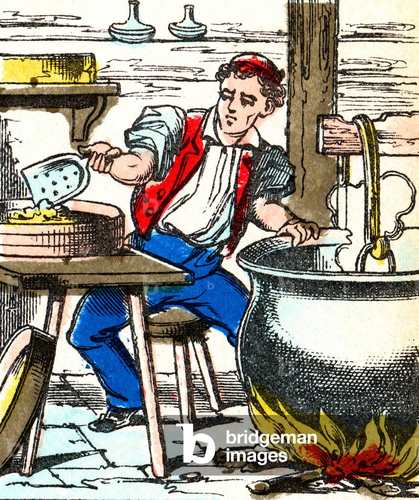 Gruyere cheese, c.1880 (print)