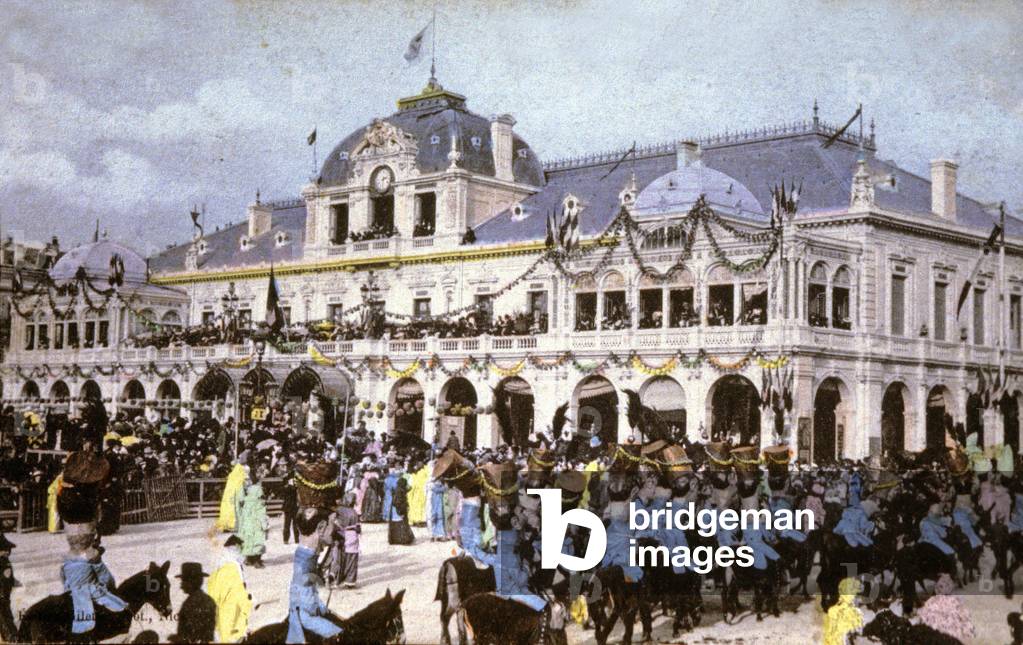 The Casino of Nice during carnival,  c.1910 (postcard)
