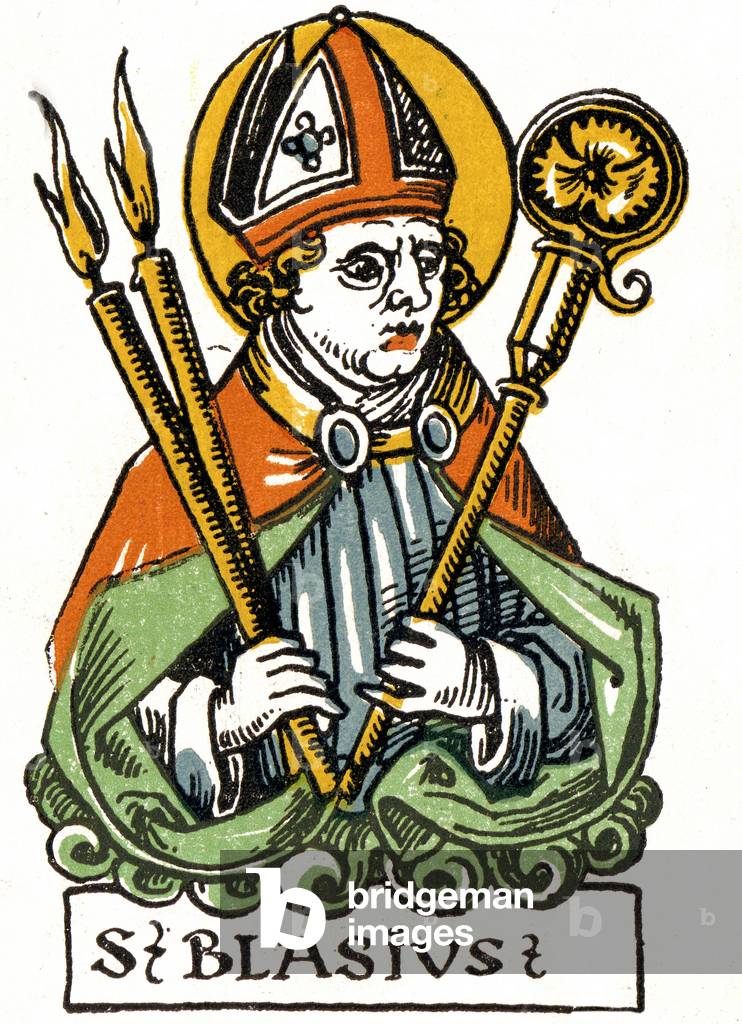 Saint Blaise, 1893 (engraving)