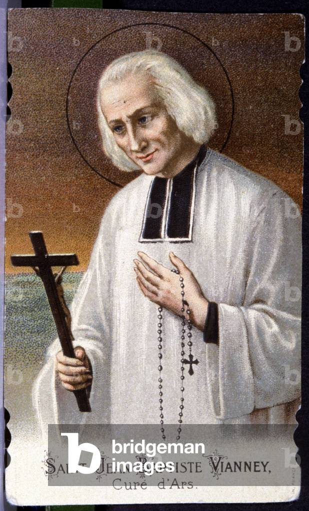 Saint John Vianney, called the Curé d'Ars, early 20th century (print)