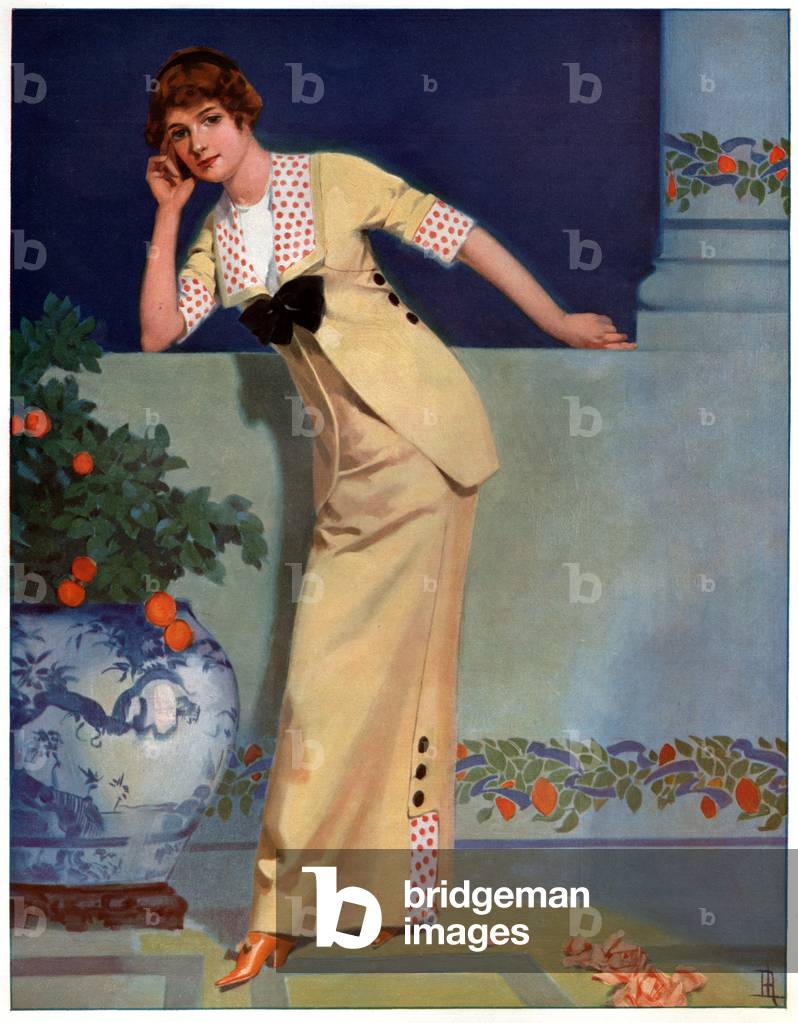 Woman in 2700. (Illustration, ca. 1910)