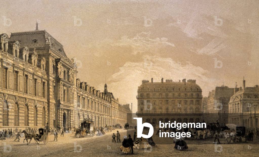 The Louvre, 1855 (engraving)