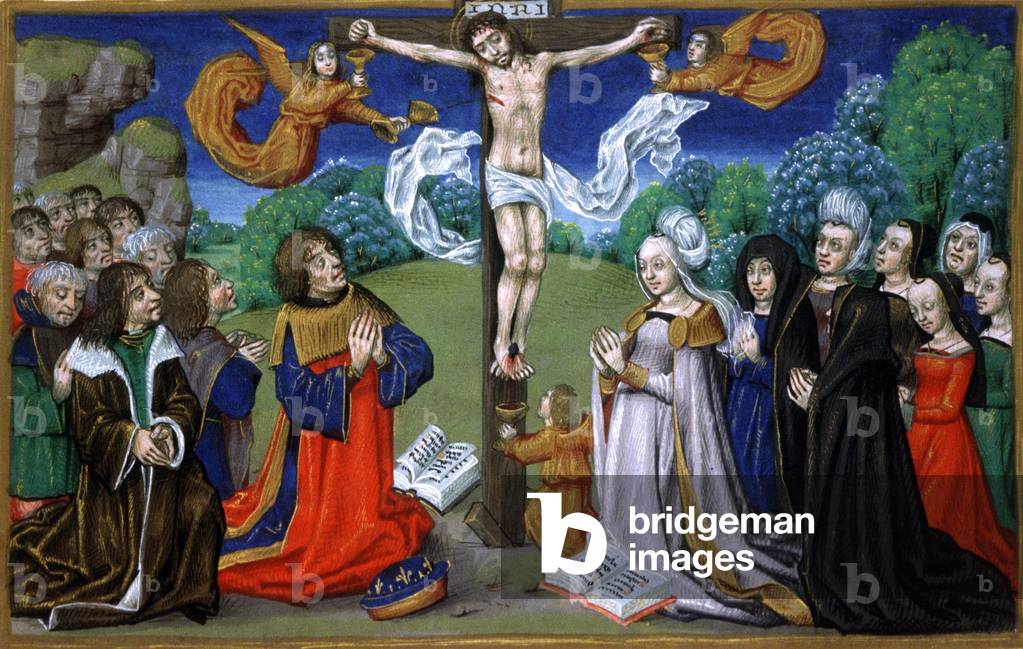 The Crucifixion, 14th century (miniature)