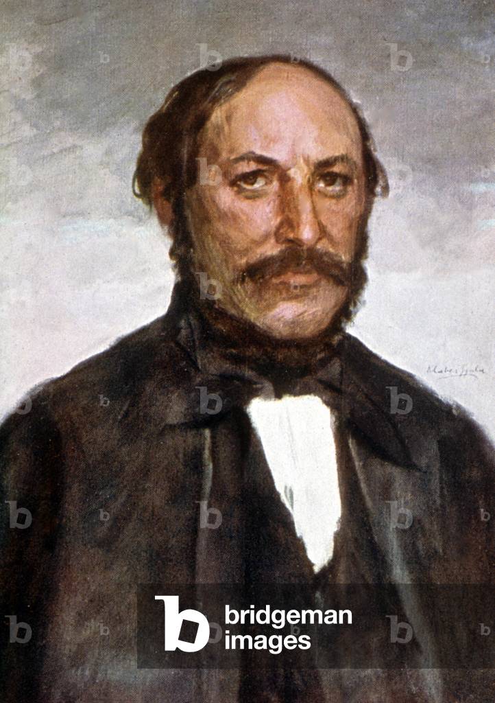 The Hungarian poet Vorosmarty, c.1900 (postcard)