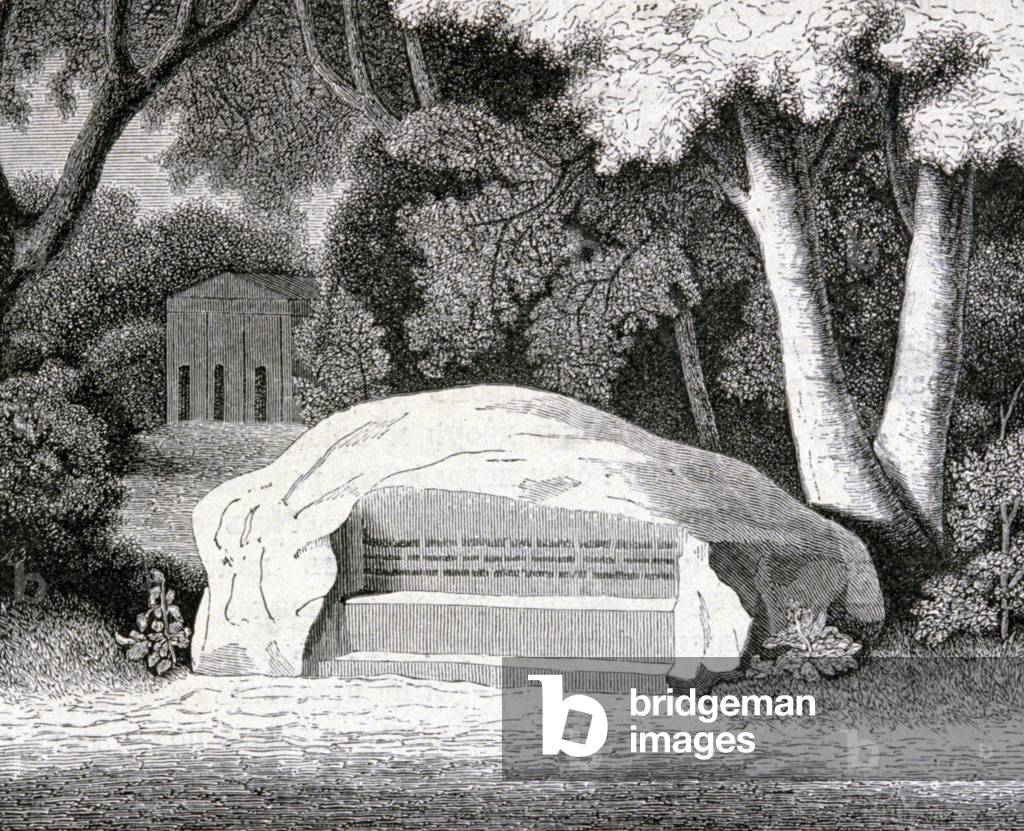 The grave of Catherine II of Russia, c.1800 (engraving)