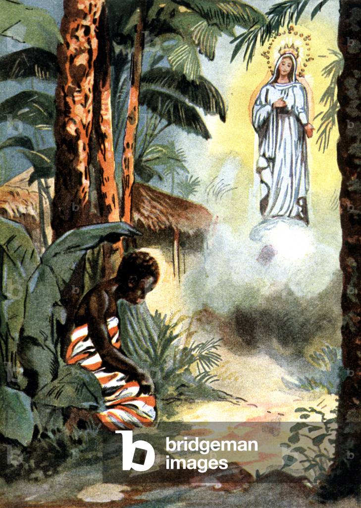 Apparition of the Virgin in Africa, 1946 (illustration)