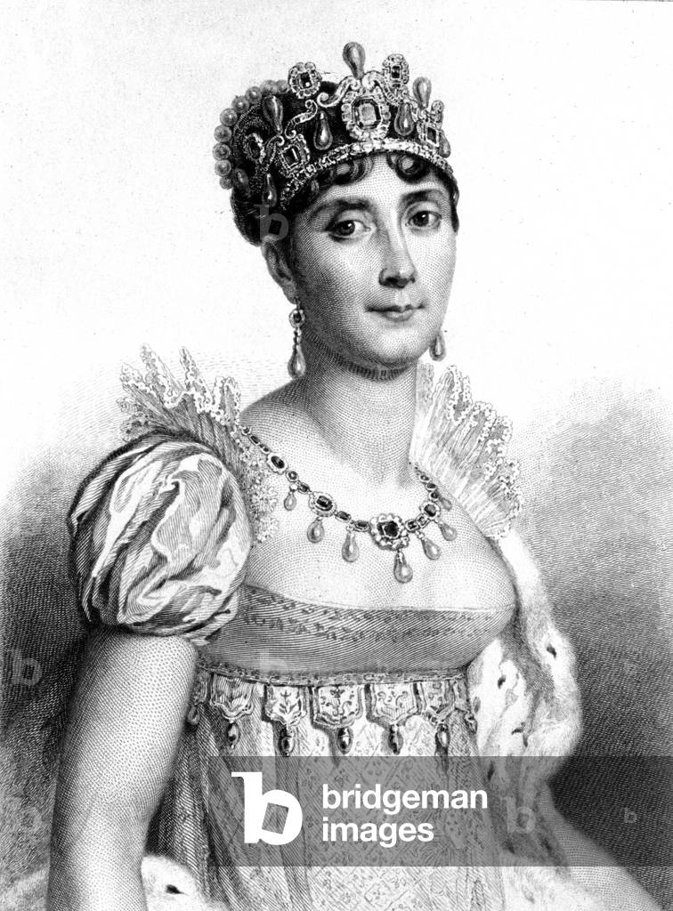 Empress Josephine at her Coronation, 1804 (engraving)