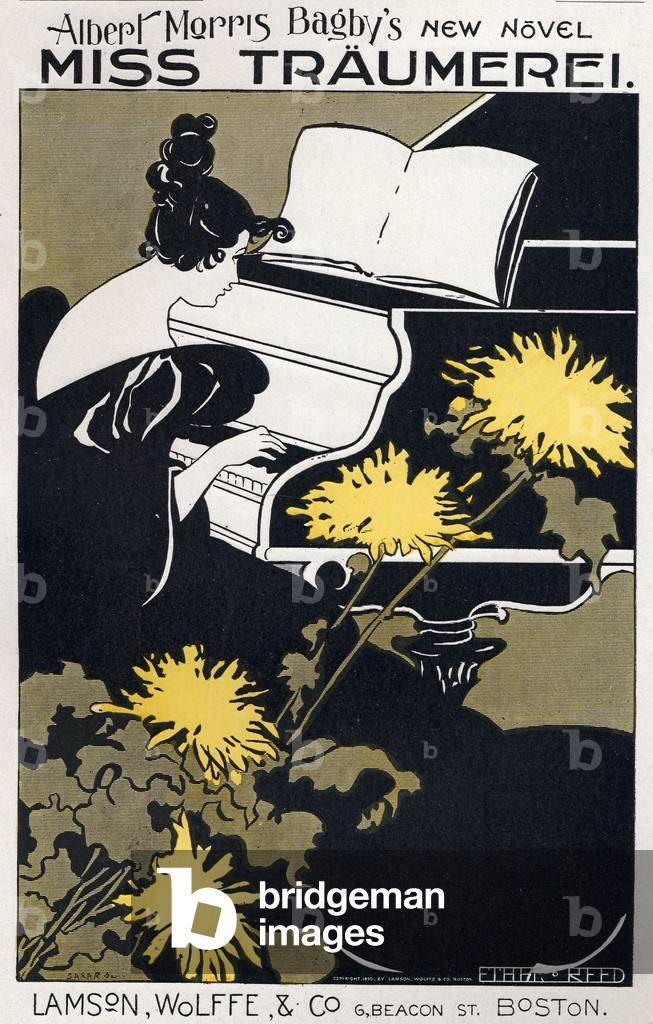 Woman at the piano, 1896 (poster)