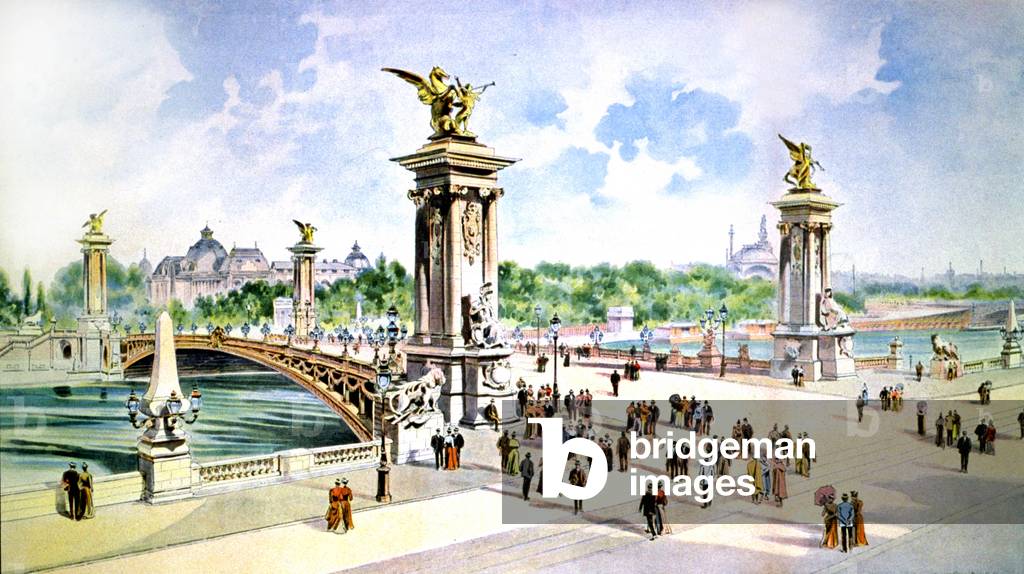 Alexander III Bridge, Paris, 1900 (illustration)