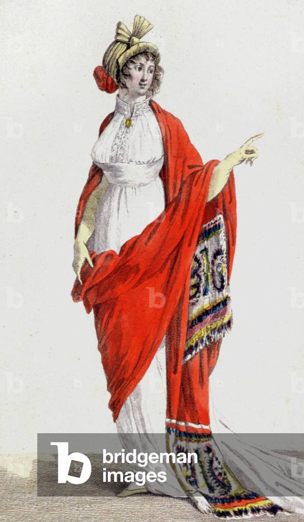 Young woman, c.1800 (engraving)