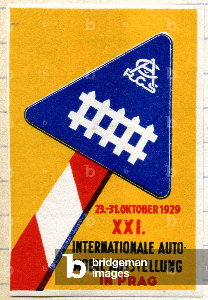 21st International Automobile Fair, Prague, 1929 (stamp)