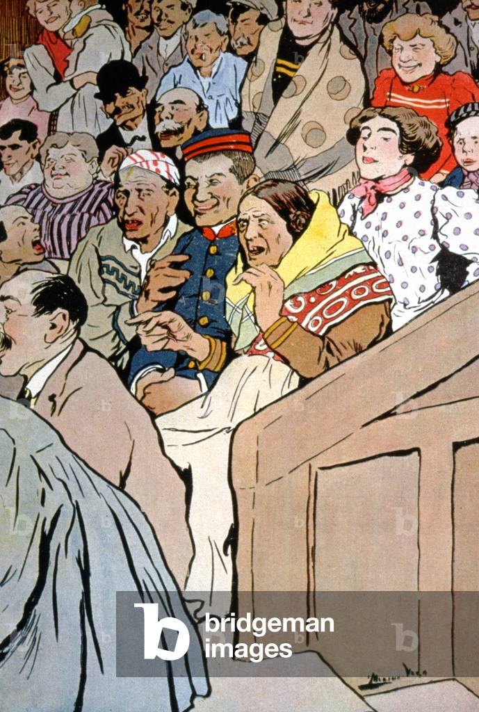 Cinema populaire in Madrid, 1908 (print)