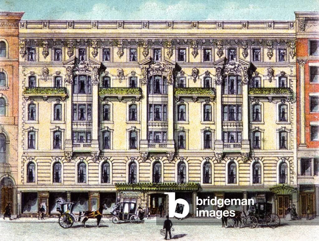 Hotel New American House, Boston, c.1920 (illustration)