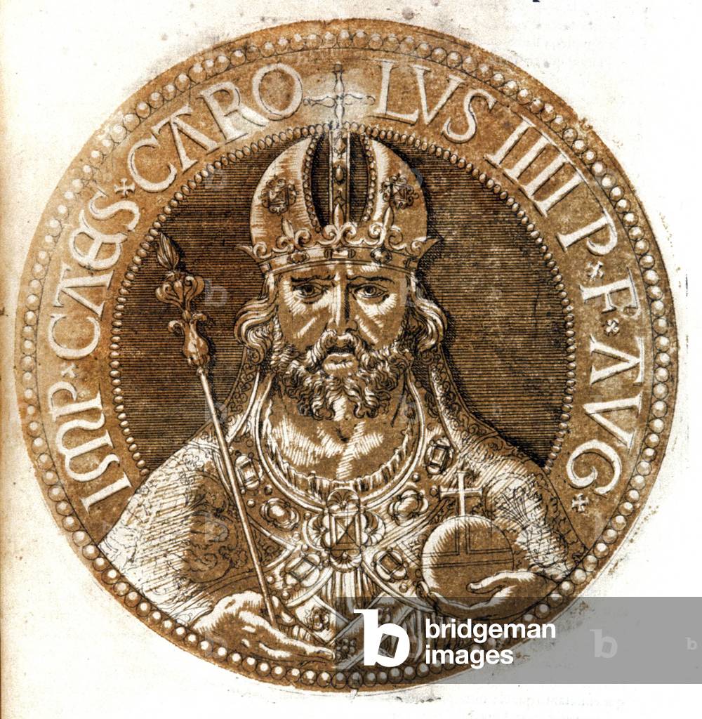 Charles IV of Luxemburg, 1645 (engraving)