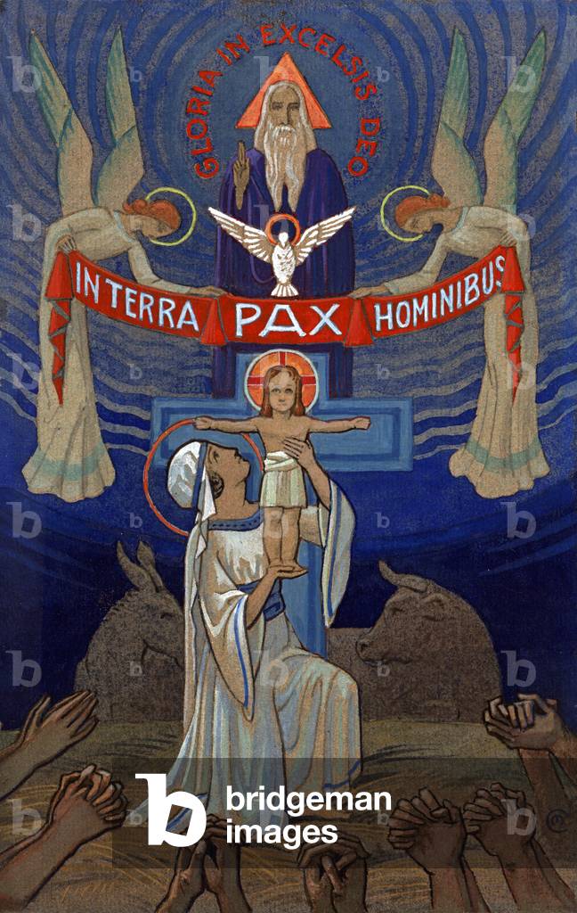 Gloria In Excelis Deo. (Illustration, circa 1930)