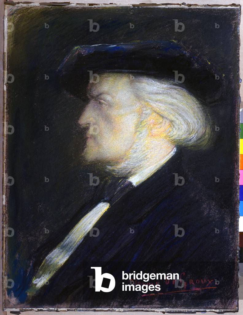 Music. Classical music. The composer Richard Wagner. Painting by Henry de Groux, France, c.1900 Coll. Musee de la musique, Paris. (oil on canvas)