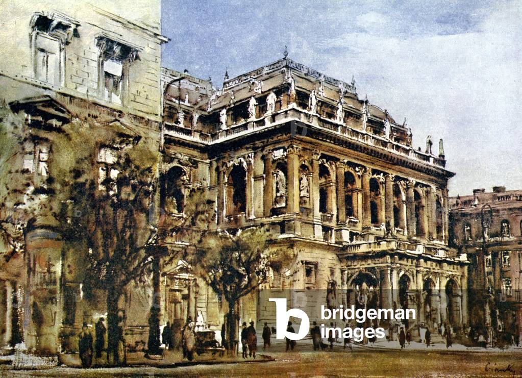 Budapest, the Opera, c.1930 (illustration)