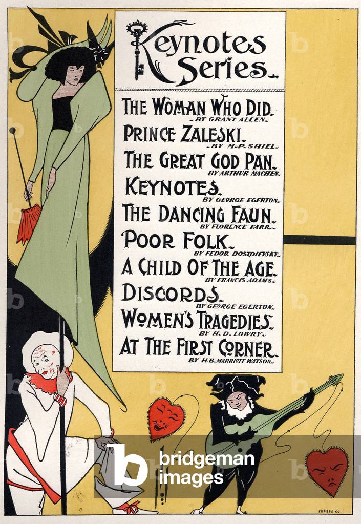 Keynotes series, c.1895 (poster)