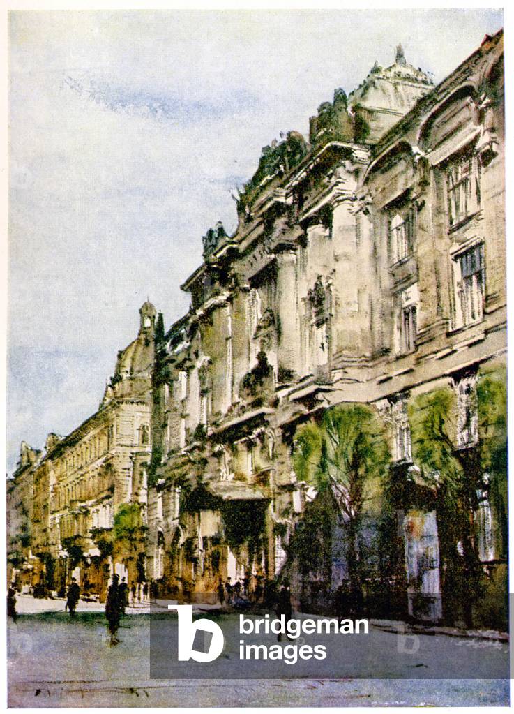 Budapest, the Liszt Ferenc National Conservatory. c.1930 (illustration))
