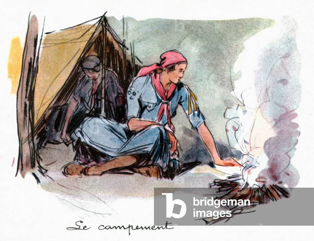 French boy scout, 1934 (print)