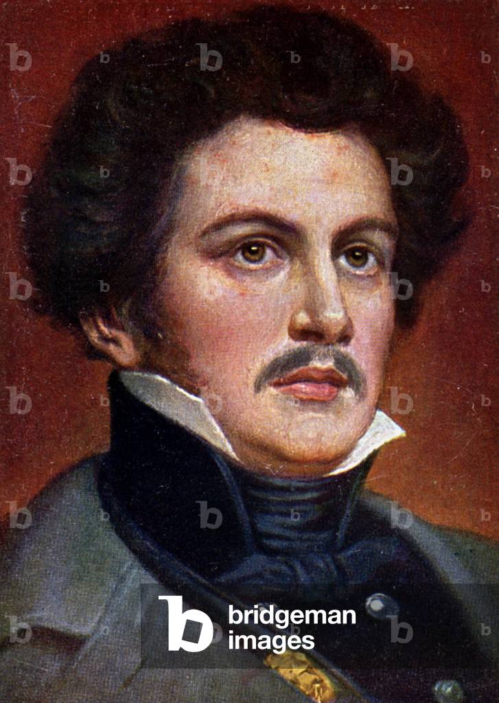 KARL THEODOR KORNER, 19th century (postcard)