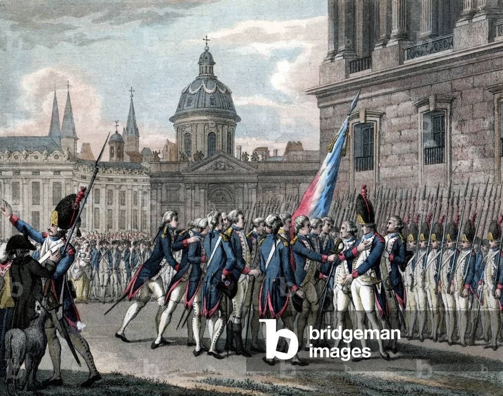 Affair of the Agasse brothers. 1794-1804 (engraving)