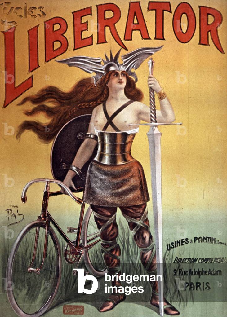 Liberator bicycles, late 19th century advertisement (print)