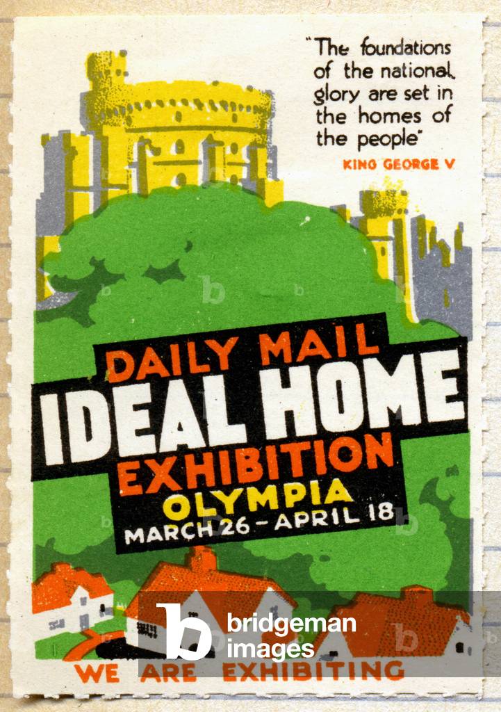 Daily Mail Ideal Home Exhibition, London, c.1920 (print)