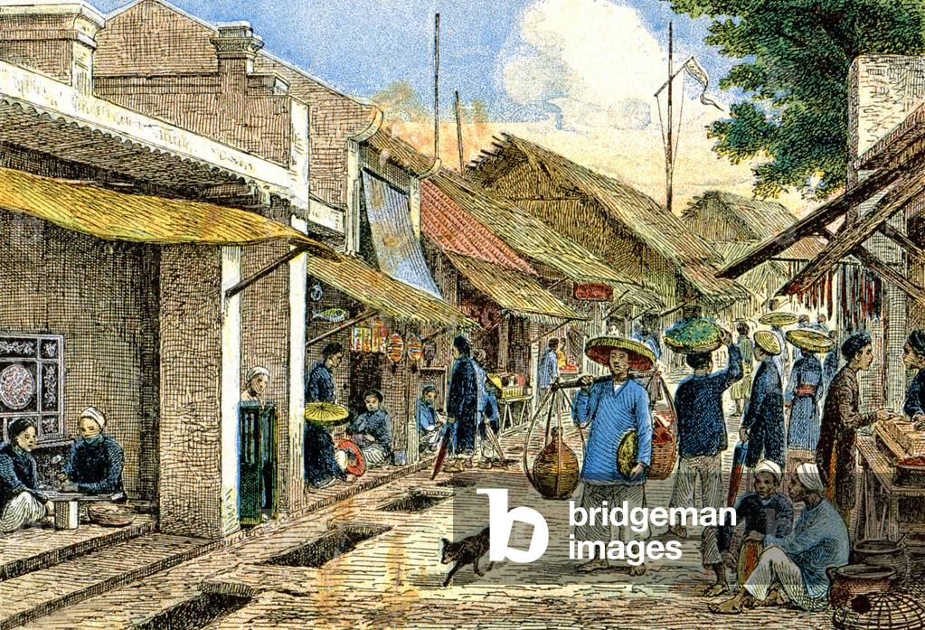 Artisans in an Annamite village, c.1900 (illustration)