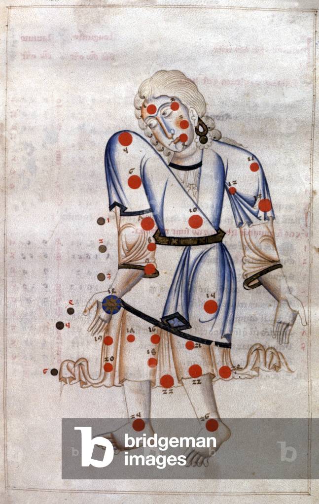 Constellation of Aquarius, 13th century (miniature)