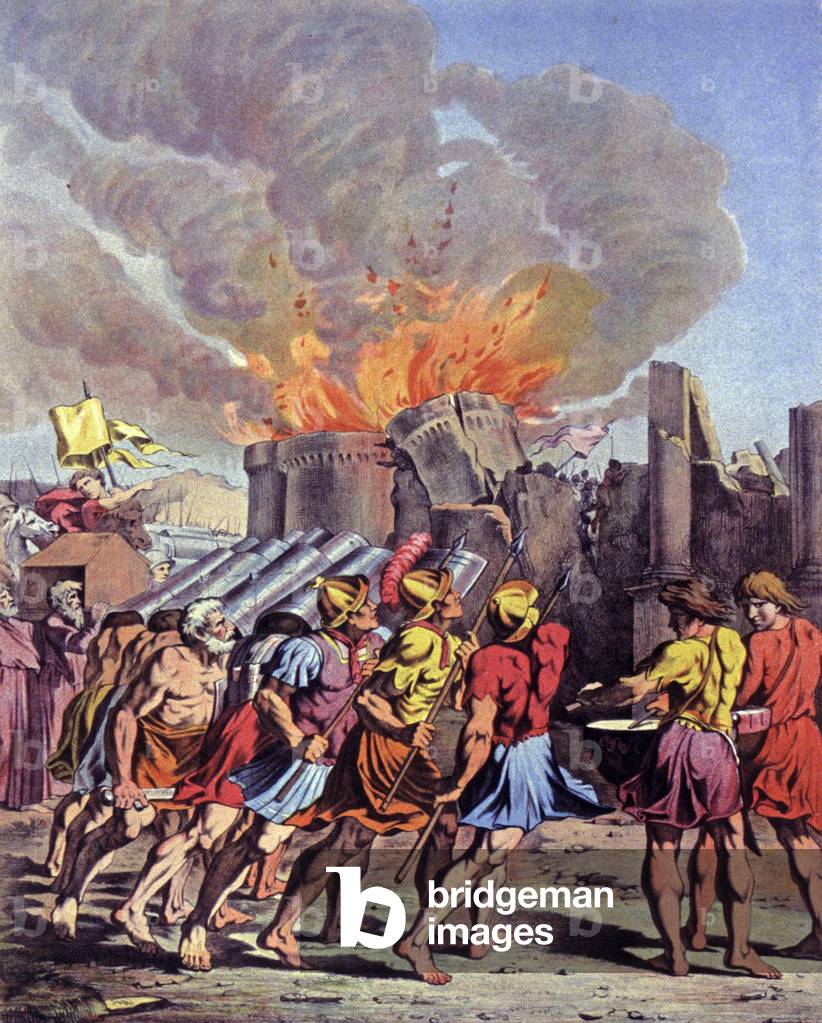 The Walls of Jericho, c.1850 (illustration)