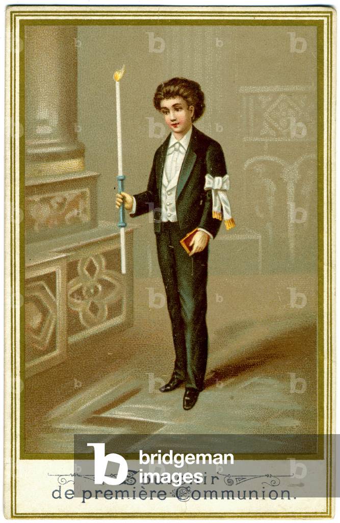 Souvenir of the First Communion, c.1910 (illustration)