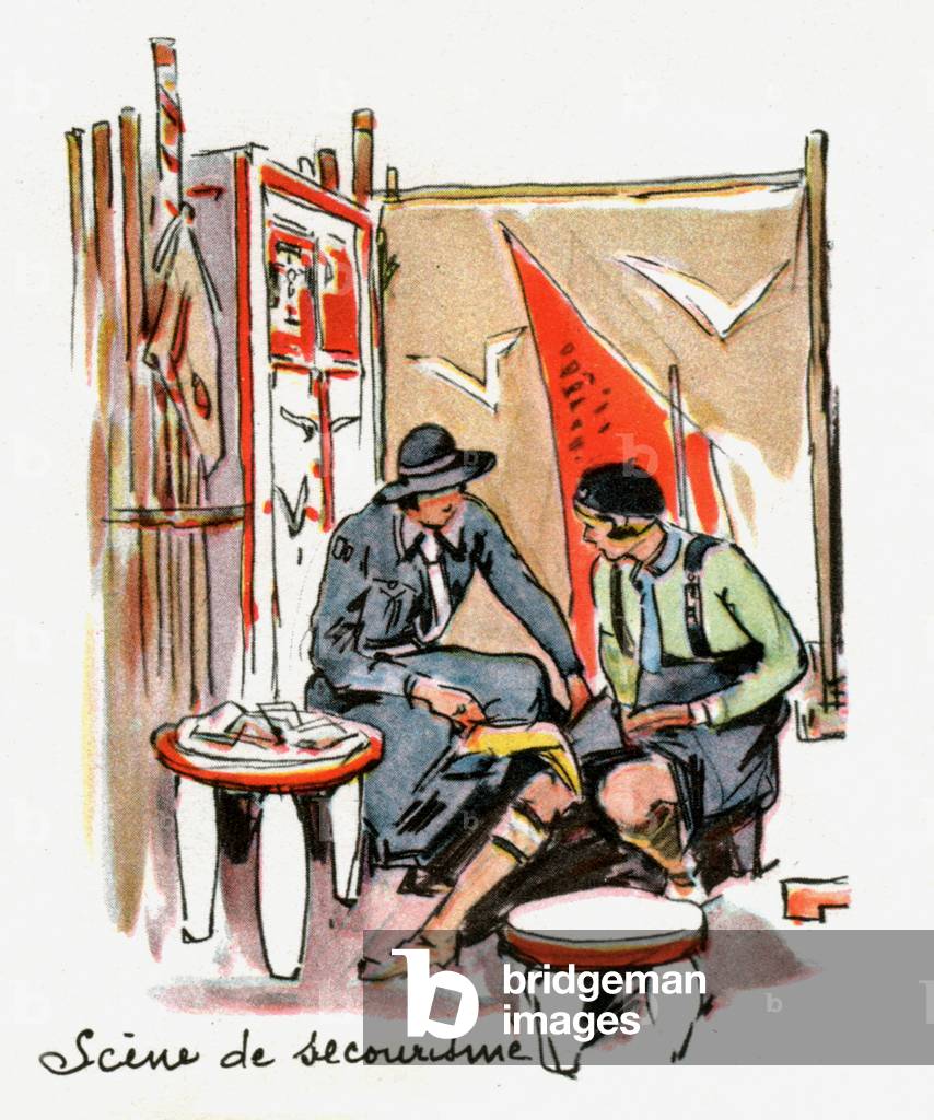 French boy scout, 1934 (print)