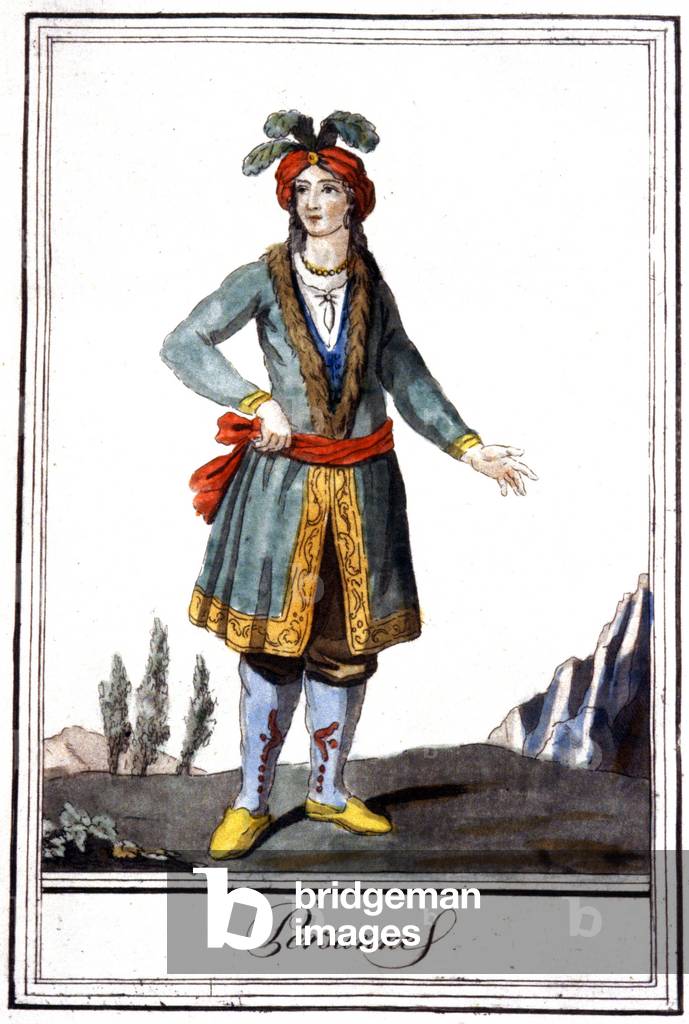 Persian woman, 1810 (engraving)
